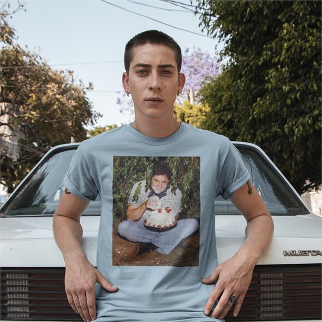 Johnny Cash Eating Cake Shirts