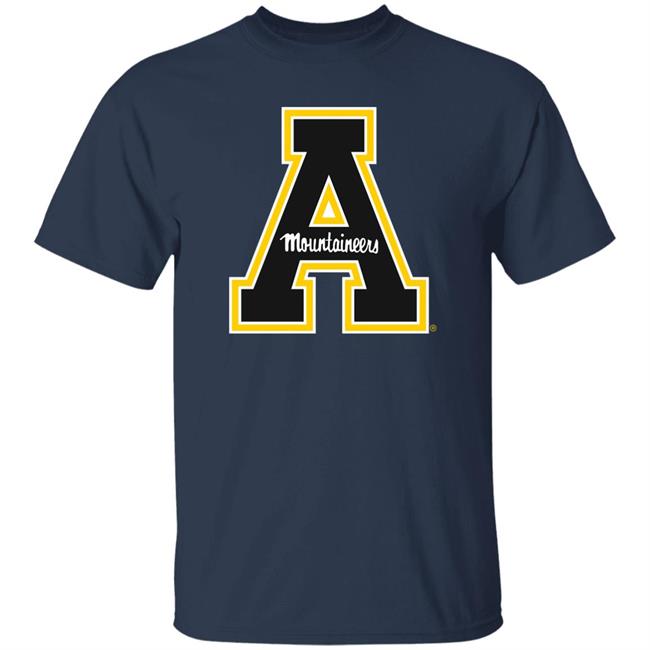 Appalachian State University Mountaineers Block A Primary Shirt Nudgeprinting Merch Appalachian State University Mountaineers Block A Primary Shirt Nudgeprinting Merch