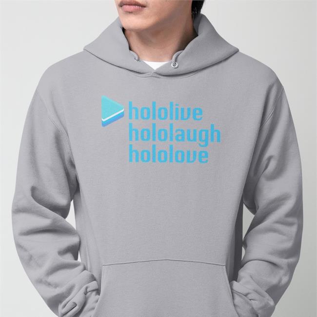 Hololive Hololaugh Hololove Tee Shirts Spiritsnare