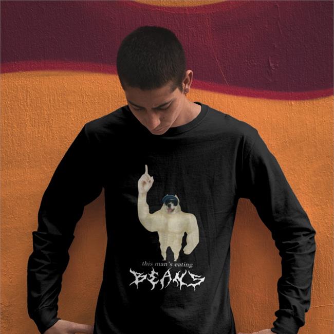 This Man's Eating Beans Shirt Hunter Hhhh Swole Doge This Man's Eating Beans Hoodie