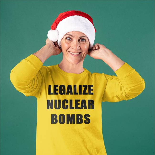 Legalize Nukes T-Shirt Nukewarestore White