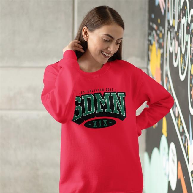 Established 2013 Sdmn Shirt Sdmn Sidemenclothing Merch Sdmn Varsity Shirt