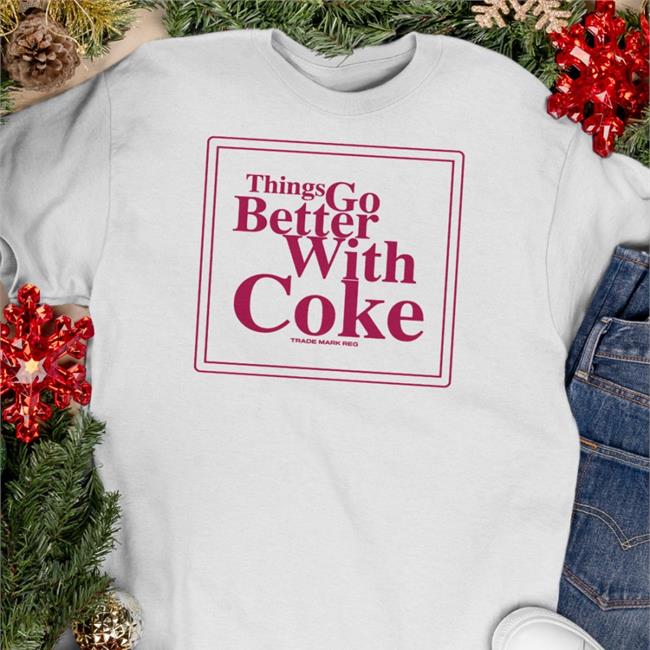 George Mnguni Thing Go Better With Coke T Shirt White