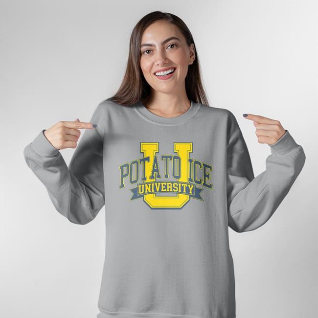 Matt Kenslea Potato Ice University Long Sleeve Tee Shirt