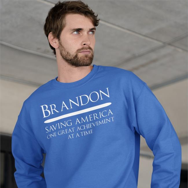 Schooley Brandon Saving America One Great Achievement At A Time Tee Shirt Grateful Jenn