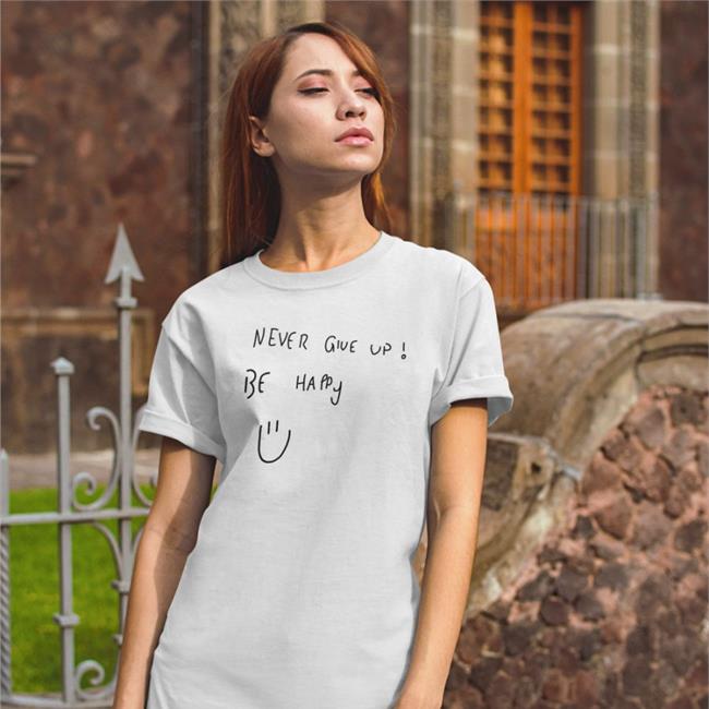 Sergio Checo Never Give Up Be Happy Shirts