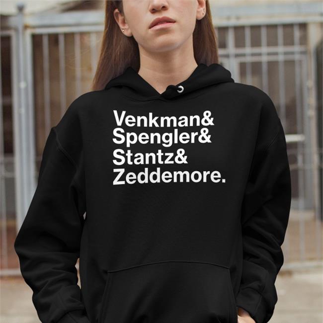 Venkman Spengler Stantz Zeddemore Funny T Shirt Baseball Chickie