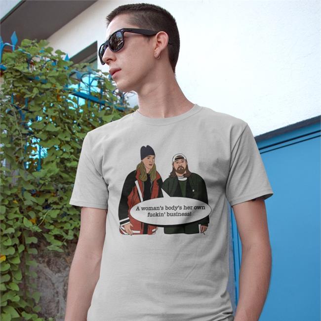 Jay And Silent Bob Store Kevinsmith Pin Stop Drop 1 Pro-Choice Shirt