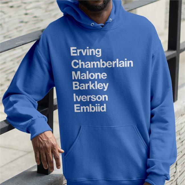 Erving Chamberlain Malone Barley Iverson Embiid Sweatshirt