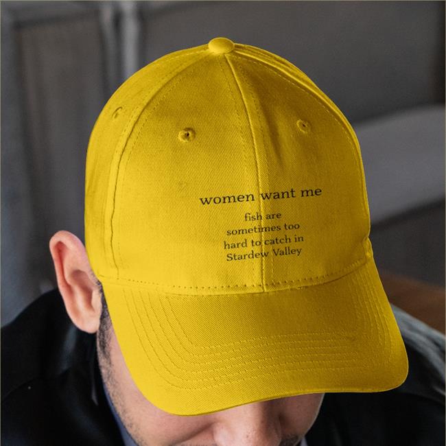 Red Clementine Clementine Women Want Me Fish Are Sometimes Too Hard To Catch In Stardew Valley Hat
