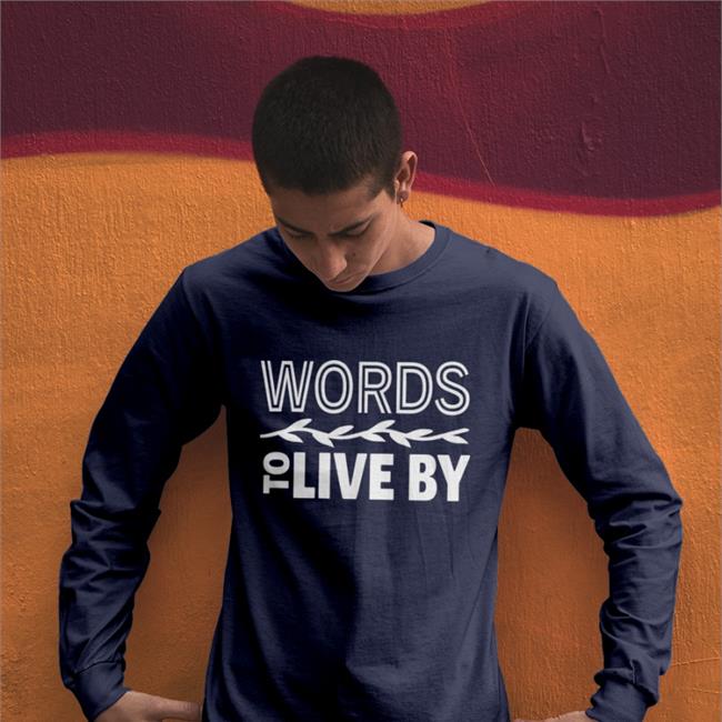 Lewiston Fitness Instructor Black Words To Live By Shirt