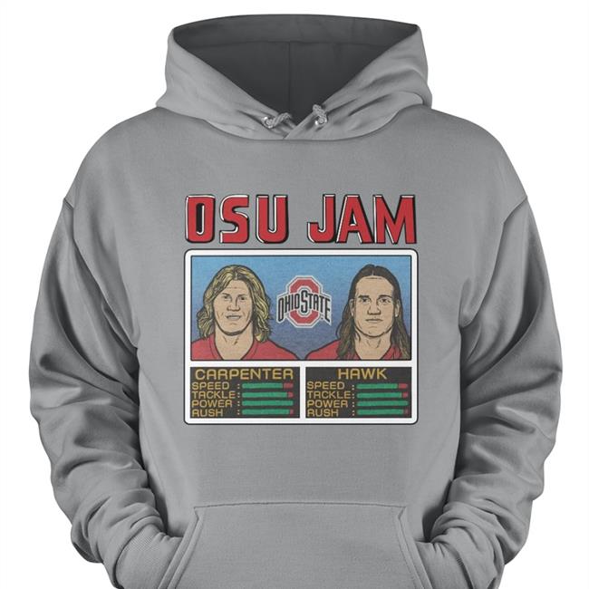 Homage Merch Osu Jam Carpenter And Hawk Sweatshirt Bobby Carpenter