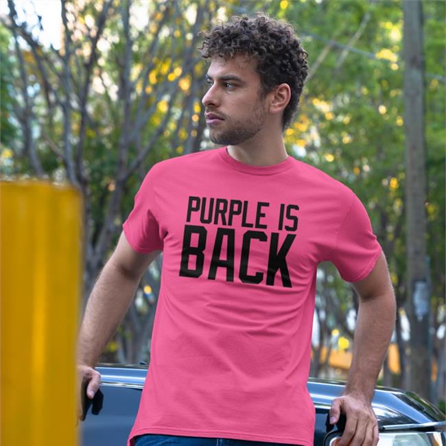 Dahlelama Purple Is Back Tee Shirt