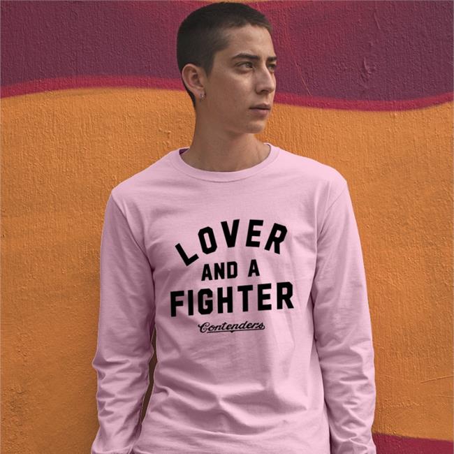 Justin Preece Lover And A Fighter Sweatshirt Grey
