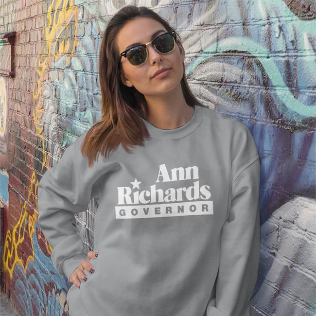 Ann Richards Governor Tee Shirt AnvilCards Merch