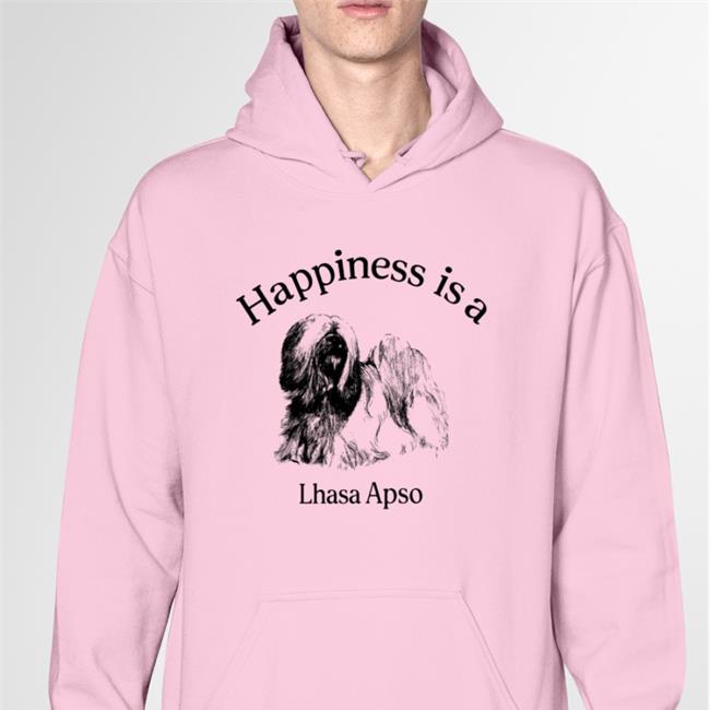 Bones Teamsesh Tibetan Terrier Happiness Is A Lhasa Apso Shirt