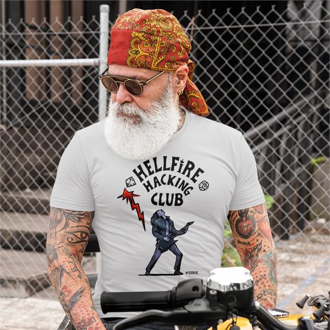 Hellfire Hacking Club Tee Dominic White