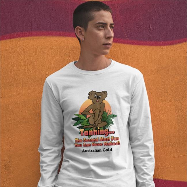 Tanning The Second Most Fun You Can Have Naked Shirt Australian Gold Koala Shirts With Threatening Auras