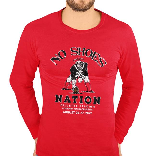Here And Now Tour Kenny Chesney No Shoes Nation Gillette Stadium Foxborough August 26 27 2022 Shirt