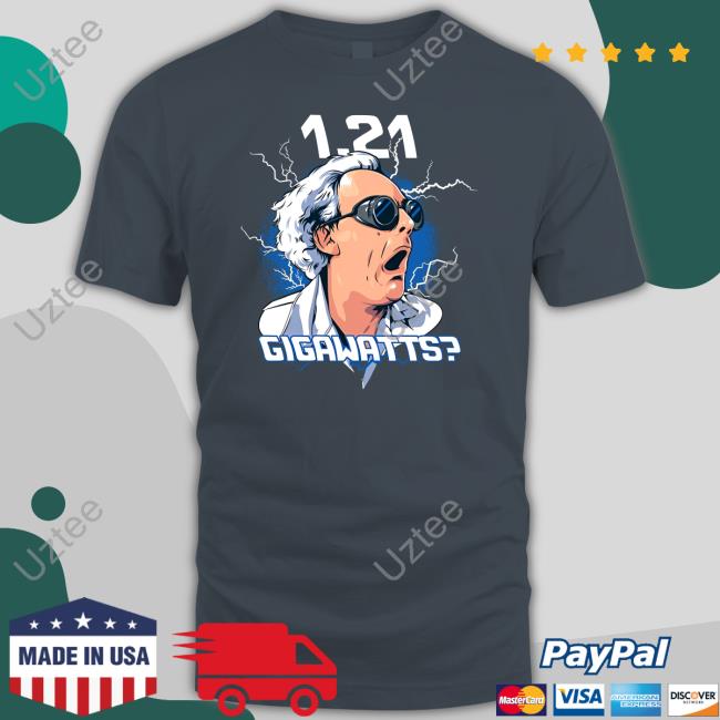 1.21 Gigawatts Shirt Back To The Future Shop