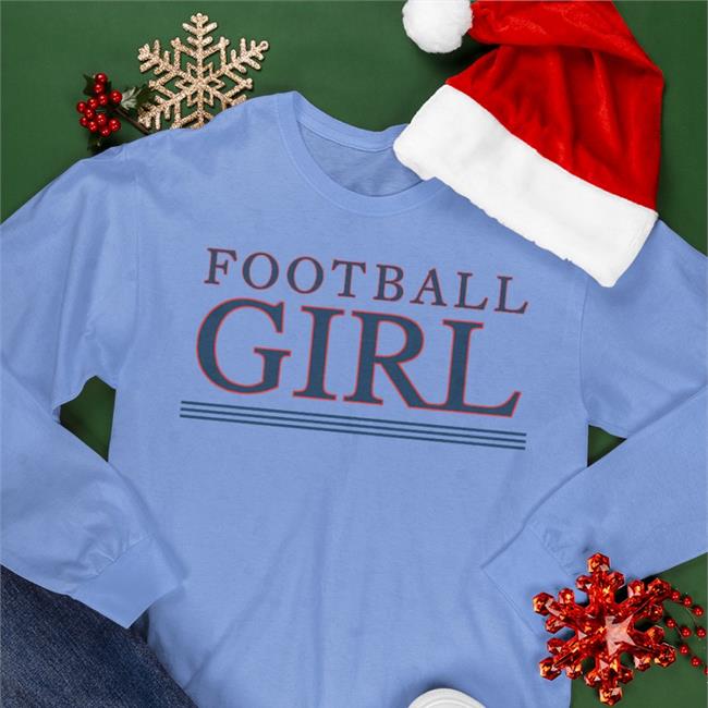 Barstoolsports Store Football Girl Sweatshirt White Barstoolsports Store Merch Football Girl Tee