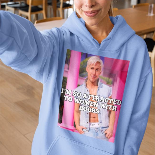 Quotes That Go Hard I'm So Attracted To Women With Boobs Sweatshirt