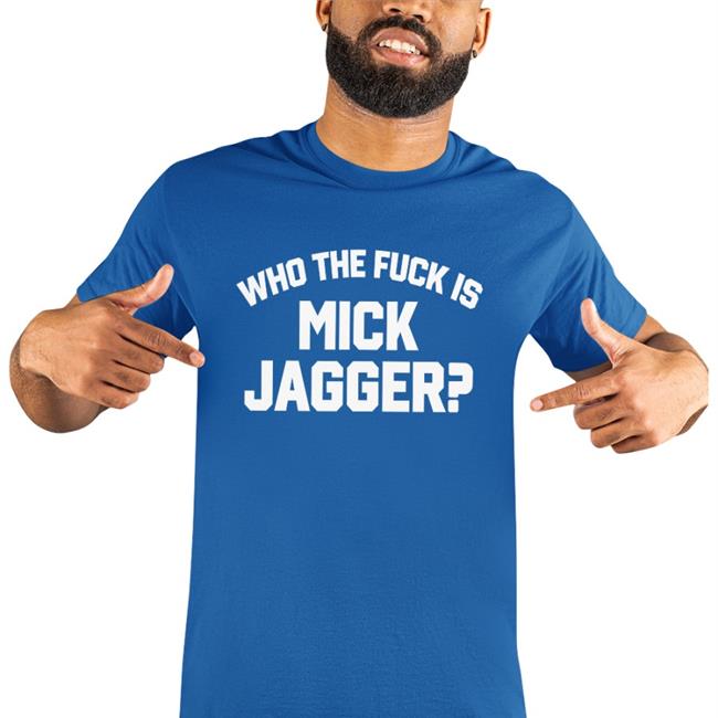 Who The Duck Is Mick Jagger Shirt Keith Richards Classic Rock In Pics