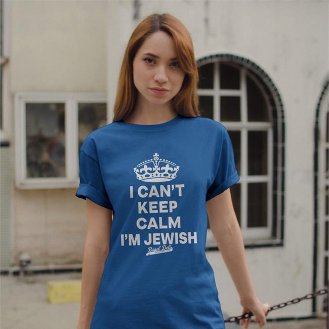 Ryan Warner I Can't Keep Calm I'm Jewish Sweatshirt Jewish Deli Bike Tour