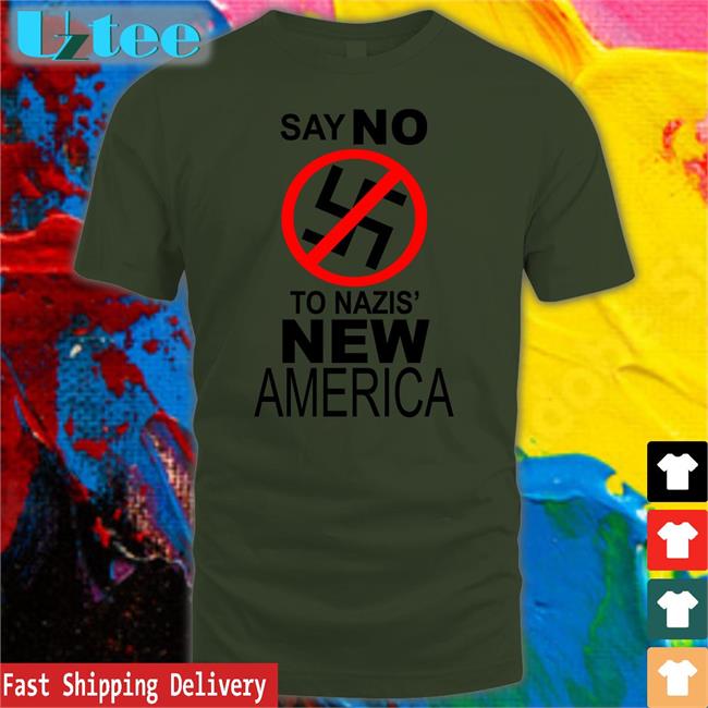 Kanye's Say No To Nazis New America T Shirt Anti Fascist