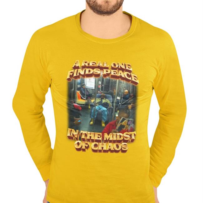 A Real One Finds Peace In The Midst Of Chaos Hoodie Sweatshirt Swag Stimulus