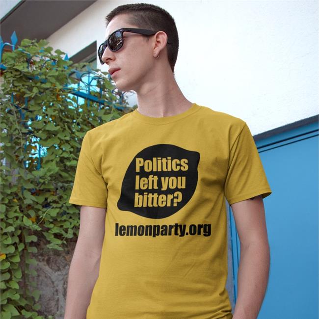 Lemonparty Shirts With Threatening Auras Politics Left You Bitter Shirt