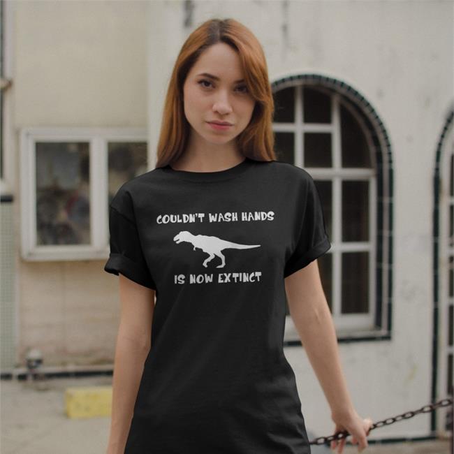 Couldn't Wash Hands Is Now Extinct Dinosaurs T Shirt Brandy Bmadams