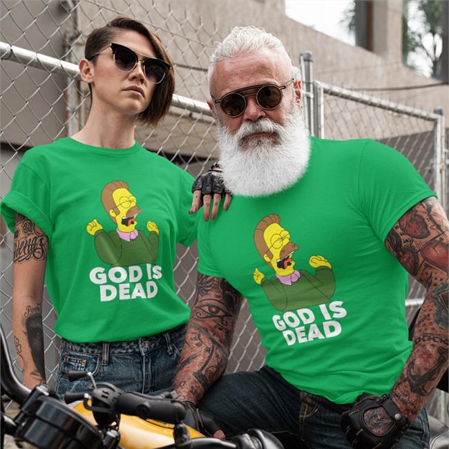 The Simpsons God Is Dead T Shirt