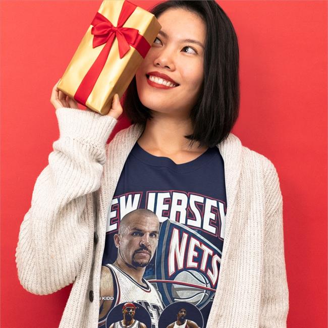 Nic Claxton Rocking A New Jersey Nets Shirt