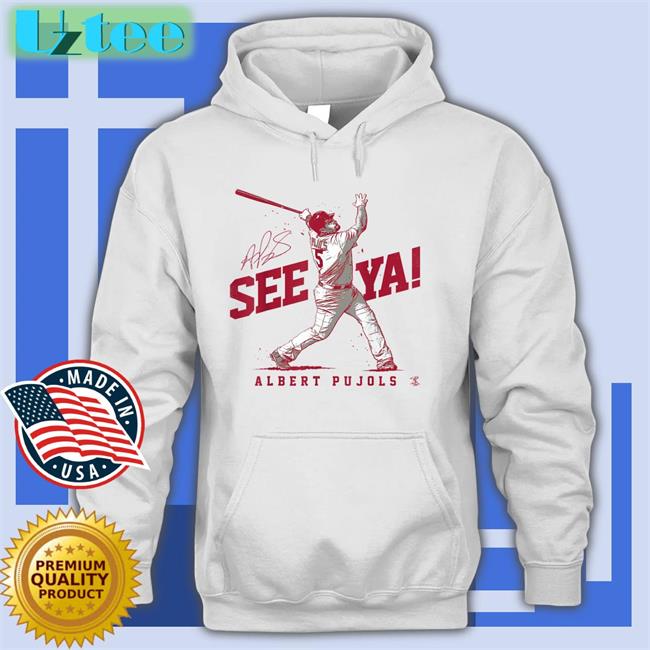 See Ya 700 Career Home Runs St Louis Cardinals Long Sleeve Tee Shirt Albert Pujols