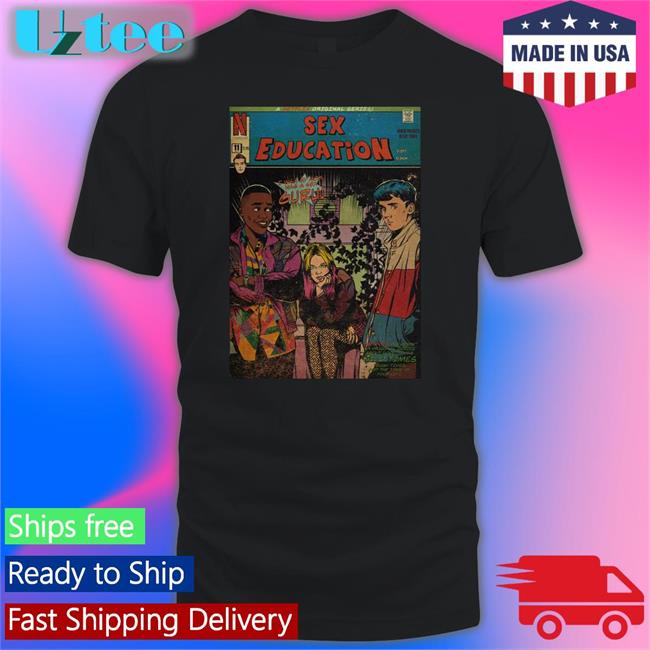 Sex Education Comic Strip Graphic Design Shirt Edvin Ryding