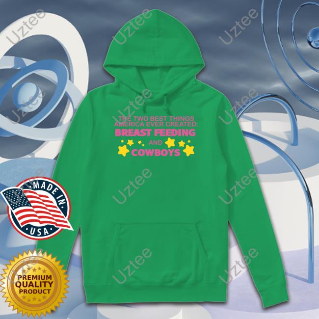 Breastfeeding & Cowboys America T-Shirt Lucca International Store