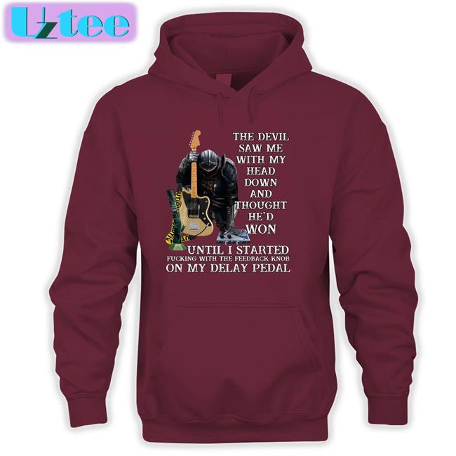Azymunt The Devil Saw Me With My Head Down And Thought He'd Won Until I Started Fucking Hoodie The Devil Saw Me With My Head Down Until I Started Fucking With The Feeback Shirt