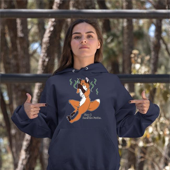 Shirts With Threatening Auras Stop And Smell The Furries Shirt