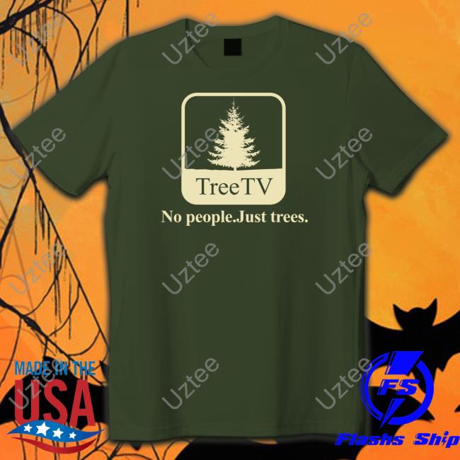 Pera Merrch Tree Tv No People Just Trees Long Sleeve Tee Shirt