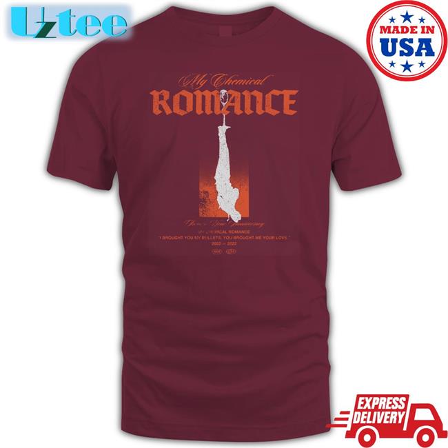 Mcr Twenty Year Hanging T Shirts