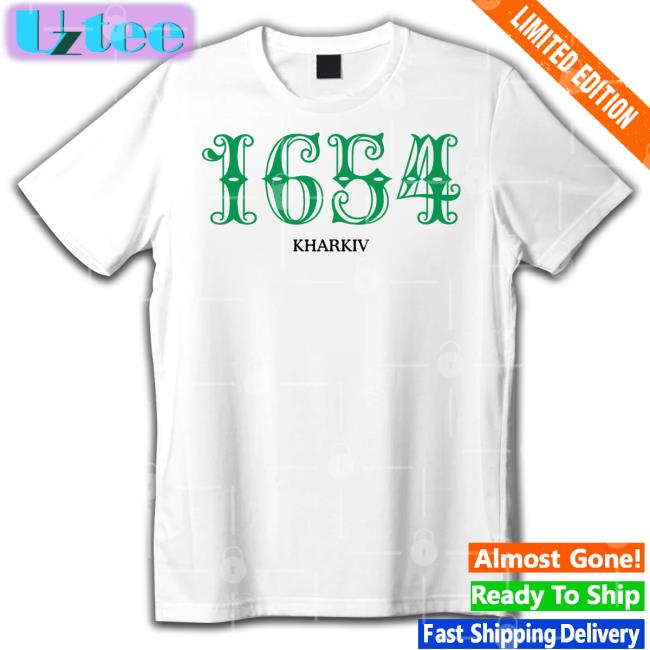 Iryna Voichuk Wearing 1654 Kharkiv T Shirt