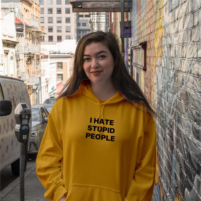 I Hate Stupid People Hoodie