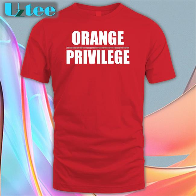 Juice Davis Orange Privilege Shirt