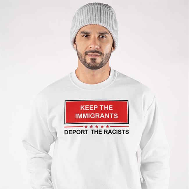 Balanceofpower Store Jon Cooper Keep The Immigrants Deport The Racists Shirt