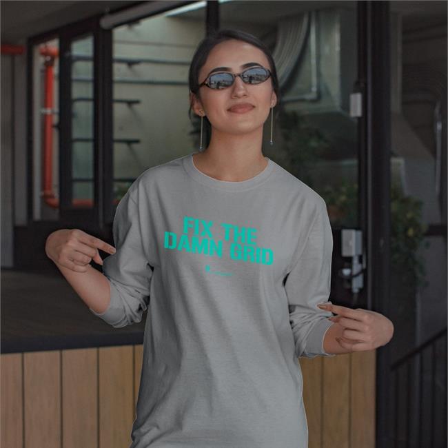 Mike Collier Fix The Damn Grid Hoodie Collier For Texas Store