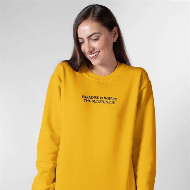 Selena Gomez Paradise Is Where The Sunshine Is Shirt White