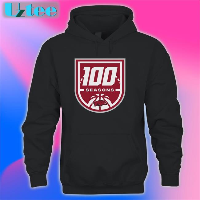 Arkansas Razorbacks Shop Men's Basketball 100 Seasons Long Sleeve Tee Shirt