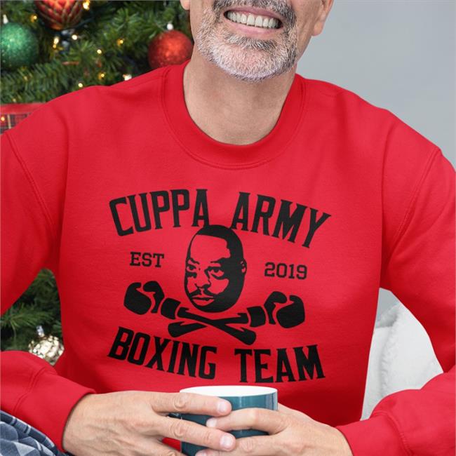 Cuppa Army Est 2019 Boxing Team Sweatshirt Beetlejuice Green