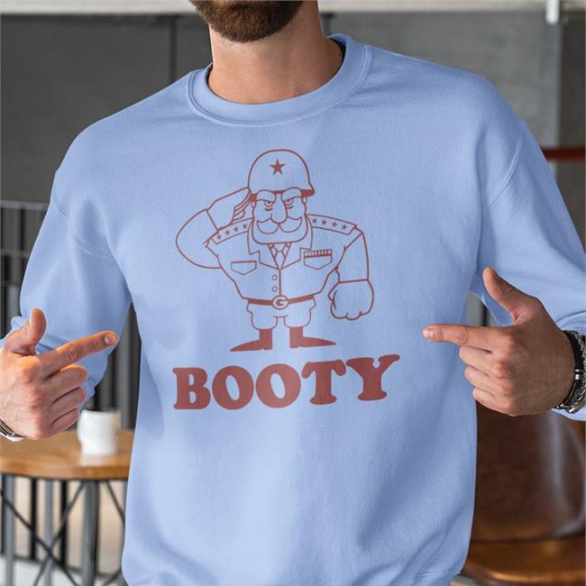 Front Office Sports Booty Cartoon General Hooded Sweatshirt Mtjn More Than Just A Name Merch